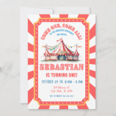 Invitation Carnaval 1er anniversaire (Devant)