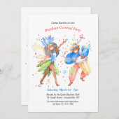 Invitation Carnaval brésilien (Devant / Derrière)