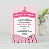 Invitation Carnaval Cirque Anniversaire Fête Appartement Invi (Debout devant)