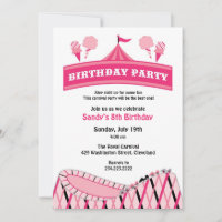 Carnaval Cirque Anniversaire Fête Appartement Invi