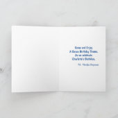 Invitation Carnaval Cirque Merry Go Round Anniversaire (Intérieur)