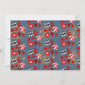 Invitation Carnaval coloré Cirque du Carnaval Photo Anniversa (Dos)