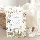 Invitation Carnaval de cirque | Baby shower forestier