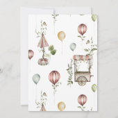 Invitation Carnaval de cirque | Fête d'anniversaire de la for (Dos)