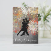 Invitation Carnaval de danse de bal Tango Fête (Debout devant)