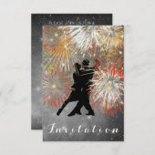 Invitation Carnaval de danse de bal Tango Fête de danse (Devant / Derrière)
