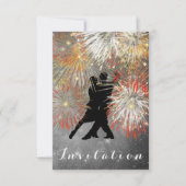 Invitation Carnaval de danse de Tango  Soirée dansante (Devant)