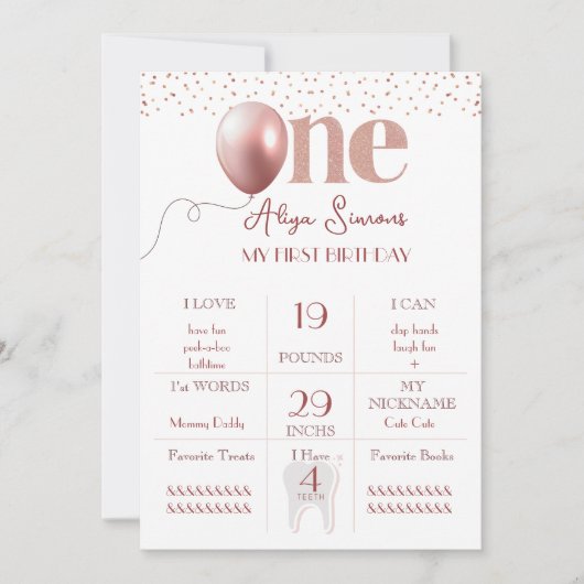 Invitation Carnaval de la Joie Premier Anniversaire Invitatio (Devant)