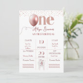 Invitation Carnaval de la Joie Premier Anniversaire Invitatio (Debout devant)
