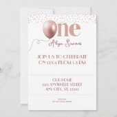 Invitation Carnaval de la Joie Premier Anniversaire Invitatio (Dos)