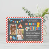 Invitation Carnaval d'enfants de mêmes parents de (Debout devant)