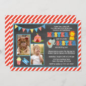 Invitation Carnaval d'enfants de mêmes parents de (Devant / Derrière)