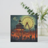 Invitation Carnaval éffrayant : Carnaval Fright Fest (Debout devant)