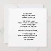 Invitation Carnaval éffrayant : Carnaval Fright Fest (Dos)