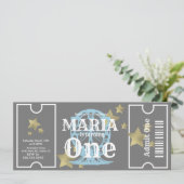 Invitation Carnaval Ferris Wheel Anniversaire Billetterie Par (Debout devant)