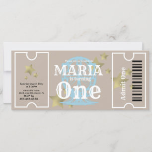 Invitation Carnaval Ferris Wheel Anniversaire Ticket Party