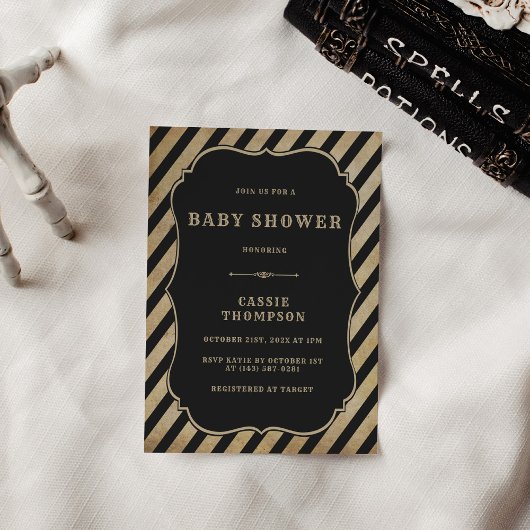 Invitation Carnaval vintage Baby shower d'invitation