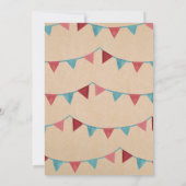 Invitation Carnaval vintage Circus Fête d'anniversaire pour e (Dos)