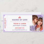 Invitation Carnival Circus Amusement Park Save The Date Photo (Devant)