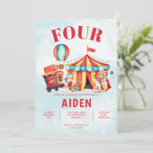 Invitation Carnival Circus Festival 4e Anniversaire (Debout devant)