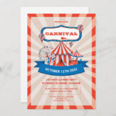 Invitation Carnival Fun Fair Party Flyer (Devant / Derrière)