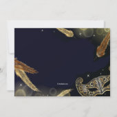Invitation Carnival Gold et Black (Dos)