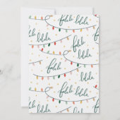 Invitation Carolage de Noël Carol musical Jouer Vacances Bleu (Dos)