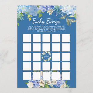Invitation Carolina   Baby shower Jeu de Bingo