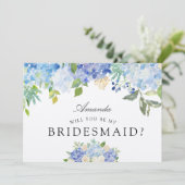 Invitation Carolina | Serez-vous ma demoiselle d'honneur ? (Debout devant)