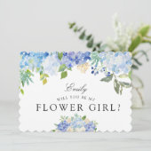 Invitation Carolina | Serez-vous ma Flower Girl ? (Debout devant)