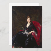 Invitation Carolus-Duran - Portrait de Nadejda Polovtsova (Devant / Derrière)