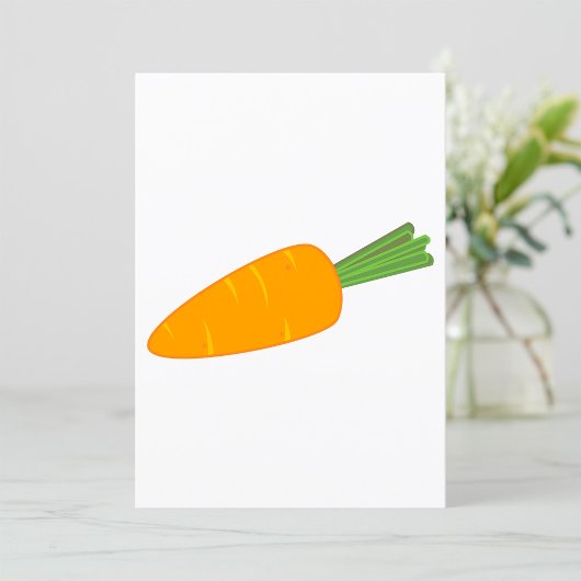 Invitation Carotte orange légume