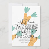 Invitation Carottes Légumes du Marché des Producteurs d'Été (Devant)