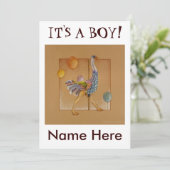 Invitation - Carousel Ostrich (Debout devant)