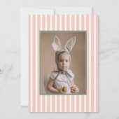 Invitation Carousel rose Cirque Photo Girl Anniversaire (Dos)