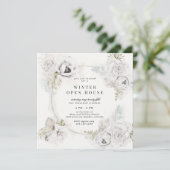 Invitation Carré à la Maison ouverte d'hiver (Debout devant)