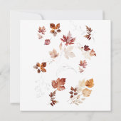 Invitation Carré Autumn Bridal Brunch & Bubbly Douche (Dos)