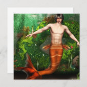 Invitation Carré - Customisée (Devant / Derrière)