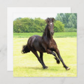 Invitation Carré - Customisée (Devant / Derrière)