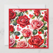 Invitation Carré de Brunch de Fête des mariées de la Reine de (Devant)