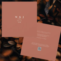 Carré de cannelle moderne élégant et simple Mariag