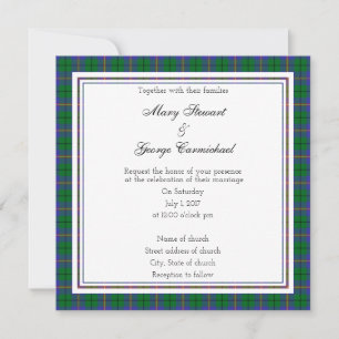 Invitation Carré de Carmichael Scottish