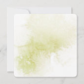 Invitation Carré de cristal géométrique or (Dos)