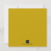 Invitation carré de la marine d'or fêtes officielles (Dos)