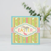 Invitation Carré de l'invitation de Bunny Hop (Debout devant)