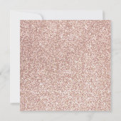 Invitation Carré de première communion solennelle à paillette (Dos)