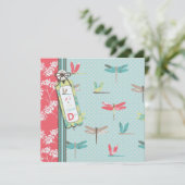 Invitation Carré d'invitation Dragonfly Dreams (Debout devant)