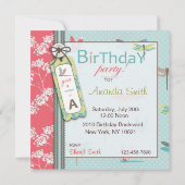 Invitation Carré d'invitation Dragonfly Dreams (Dos)