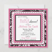 Invitation Carré d'invitation Wild Patchwork (Dos)