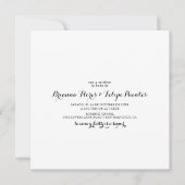 Invitation Carré espagnol simple Boda (Devant)